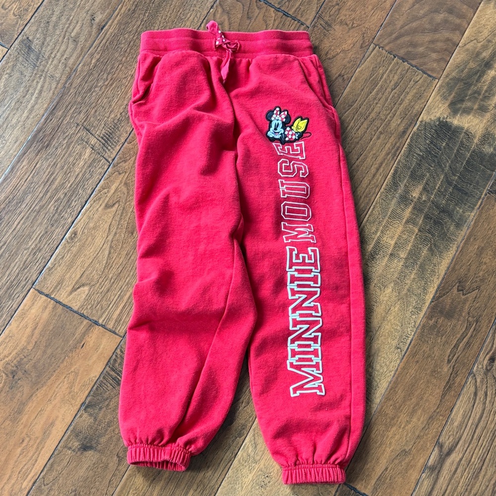 Disney Minnie Mouse Red Kids Sweatpants & Joggers